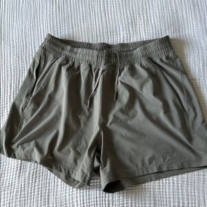 Lululemon 5” Pacebreaker Shorts - Linerless, Grey-Green, Medium, Used
